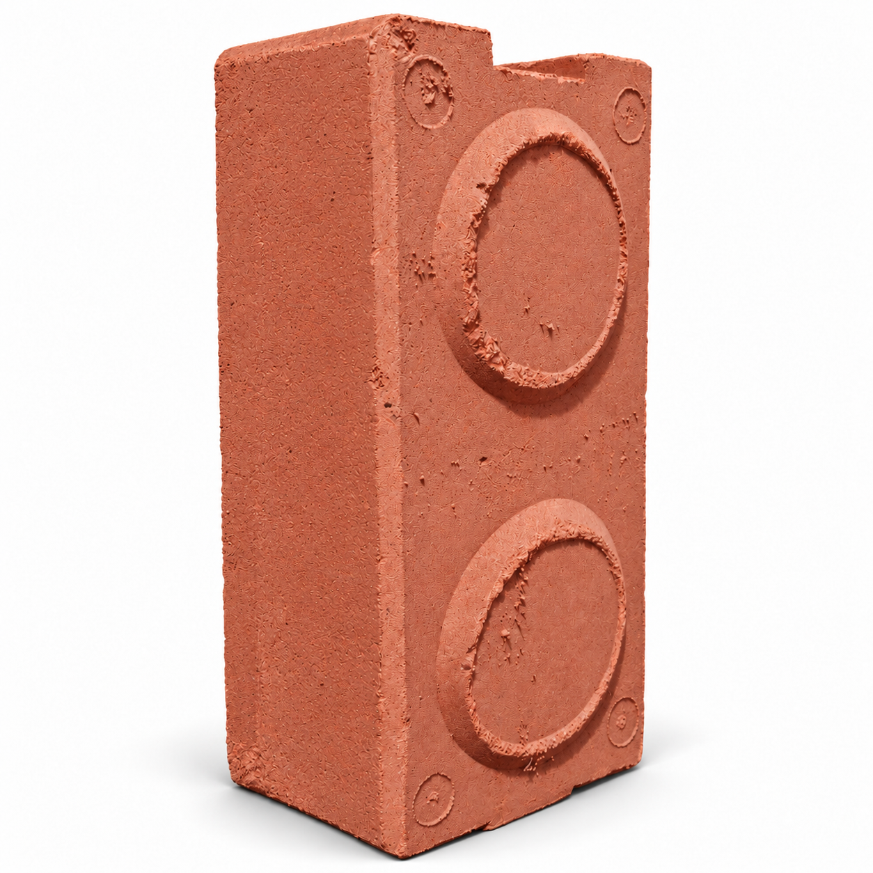 Brique pleine autobloquante quatre côtés — 30 × 15 × 10 cm